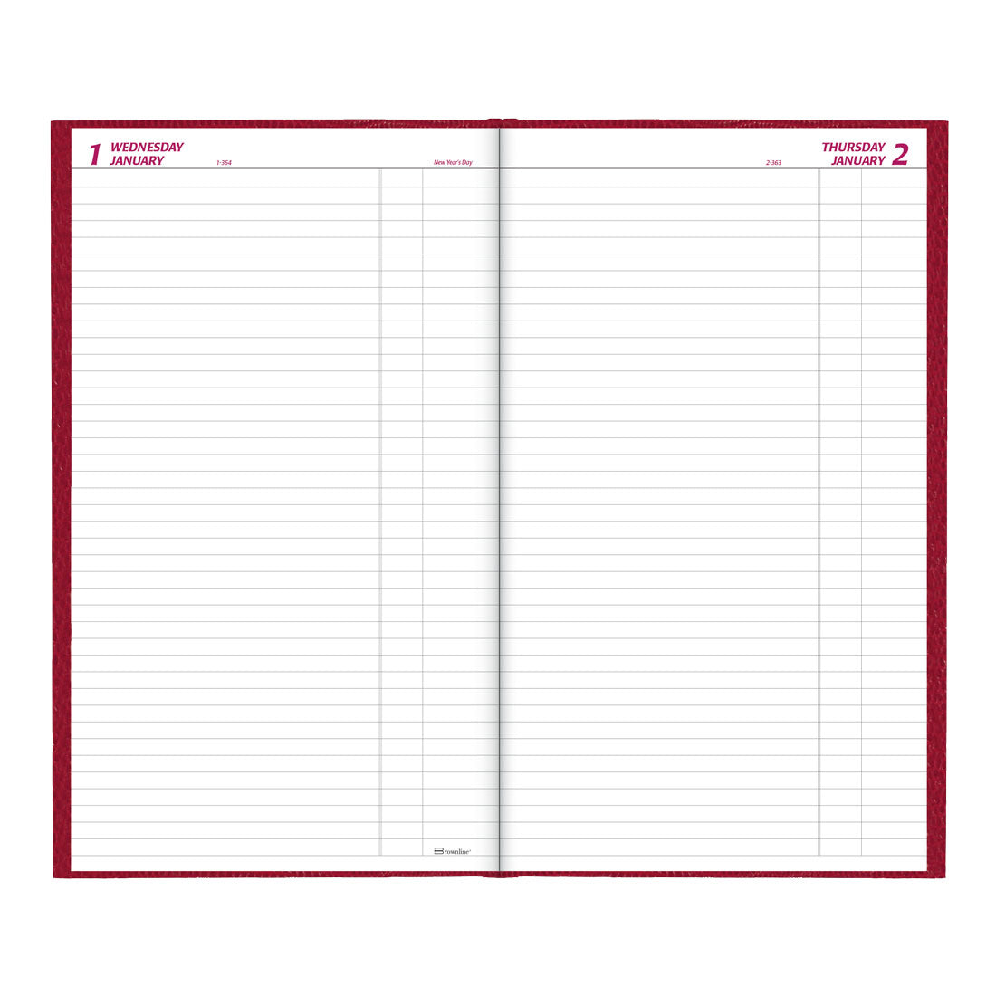 Daily Planner 2025, English, C551.RED#color_red