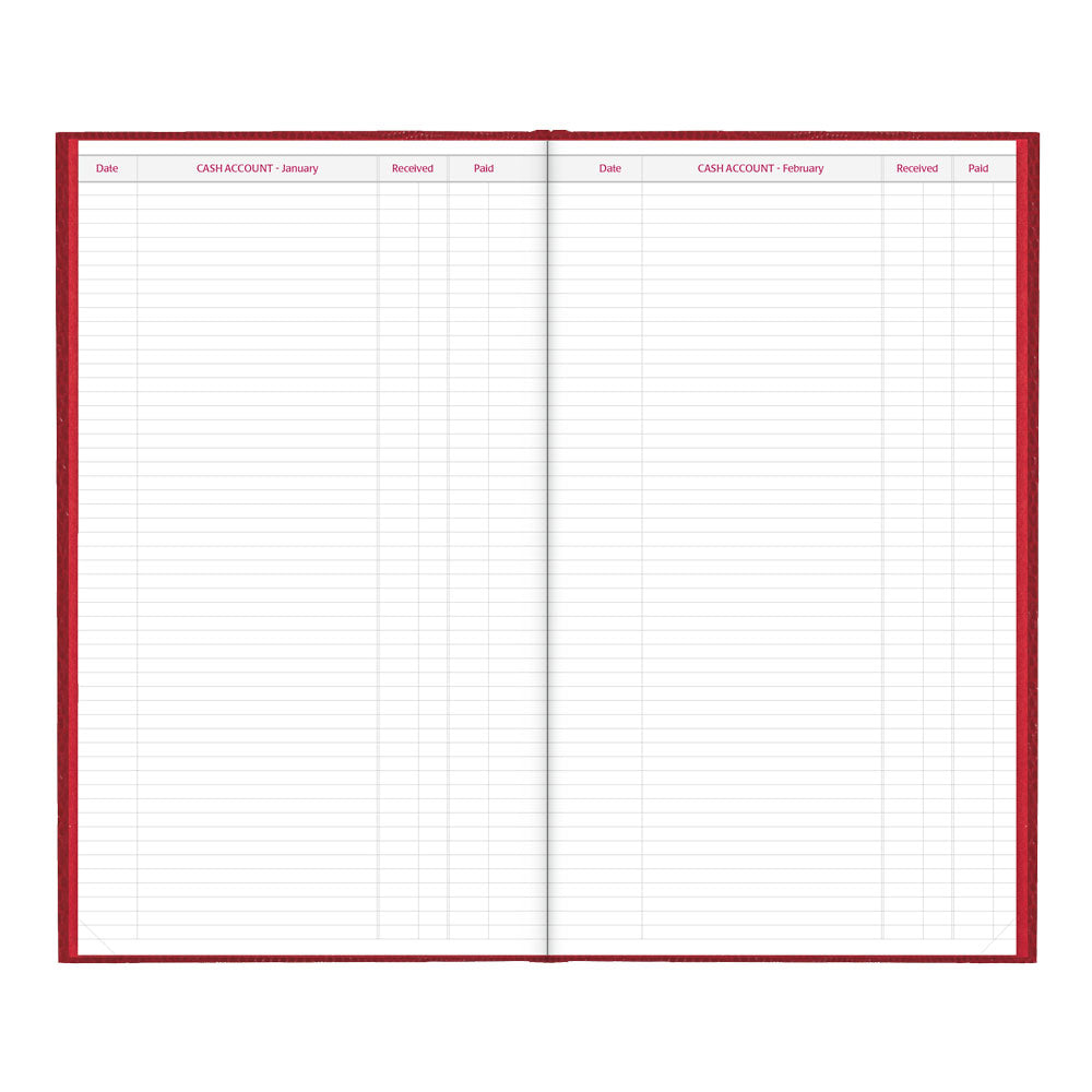 Traditional Daily Untimed Planner, 2027 Red C551.RED-27 - Brownline#color_bright-red