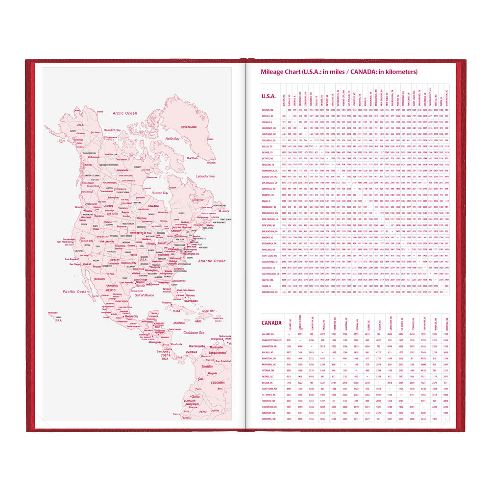 Traditional Daily Untimed Planner, 2027 Red C551.RED-27 - Brownline#color_bright-red