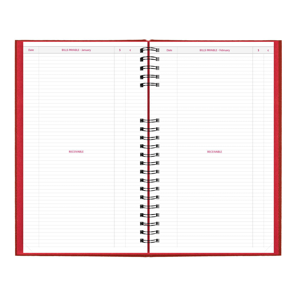 Brownline CoilPro™ Daily Untimed Planner, 2027, Bright Red C551C.RED-27