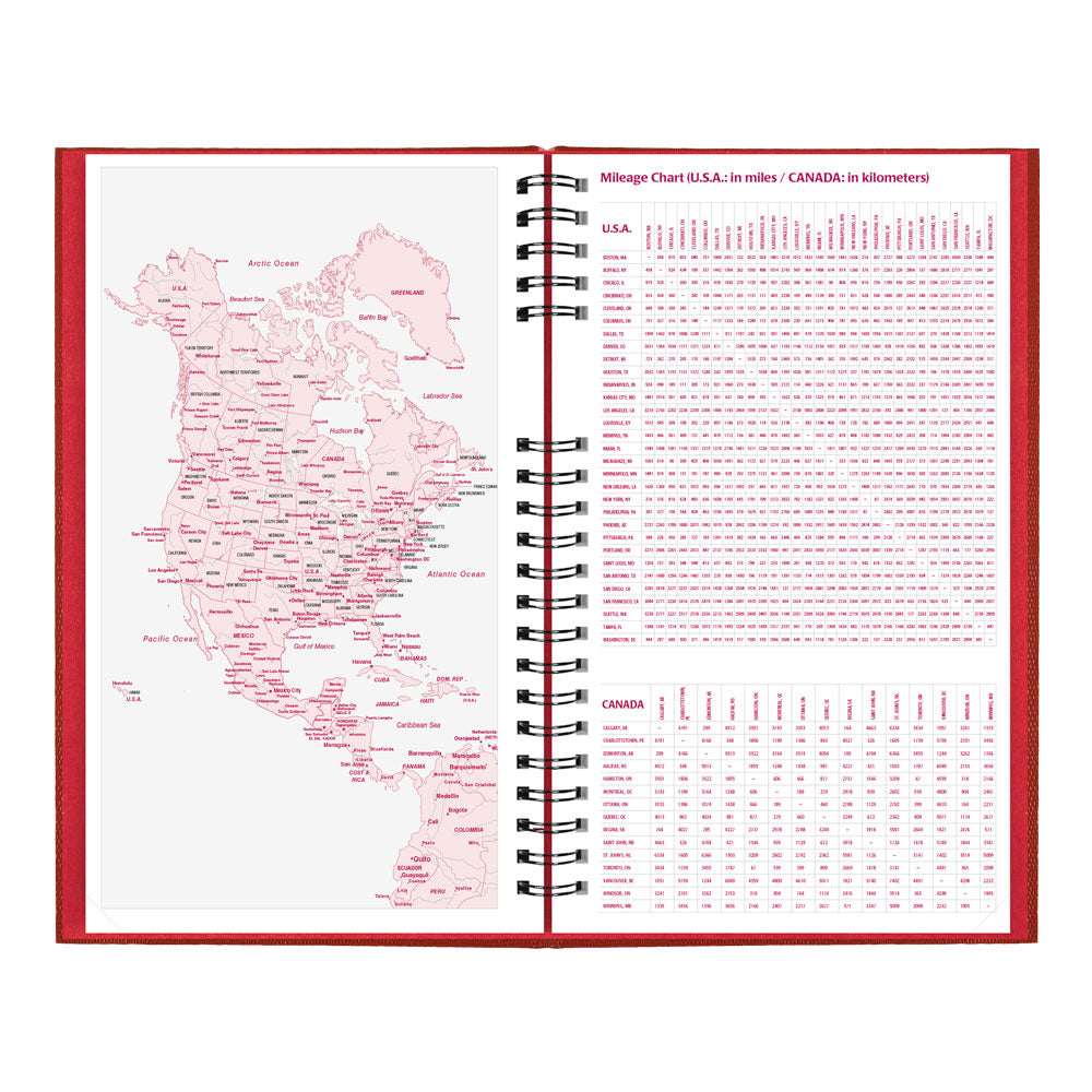 Brownline CoilPro™ Daily Untimed Planner, 2027, Bright Red C551C.RED-27