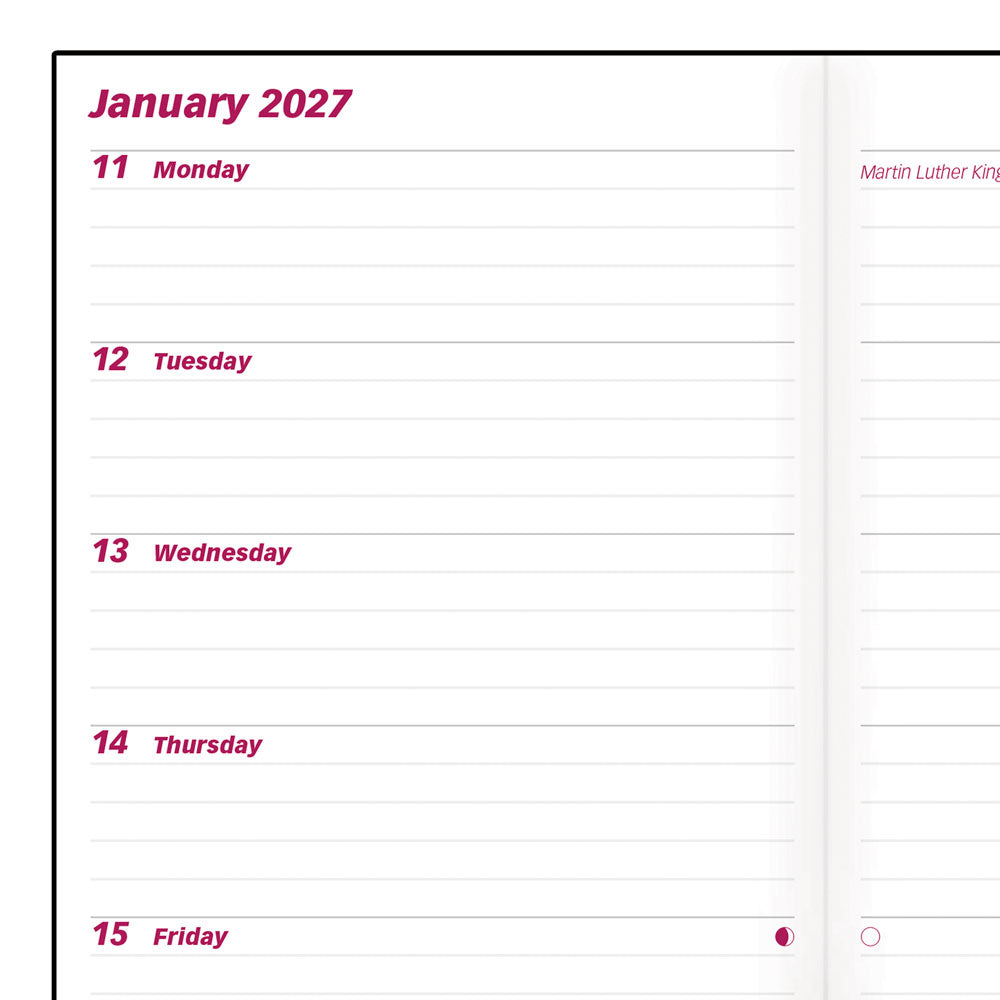 Essential Two-Week Planner, 2027, Black C5626.81Z-27 Brownline