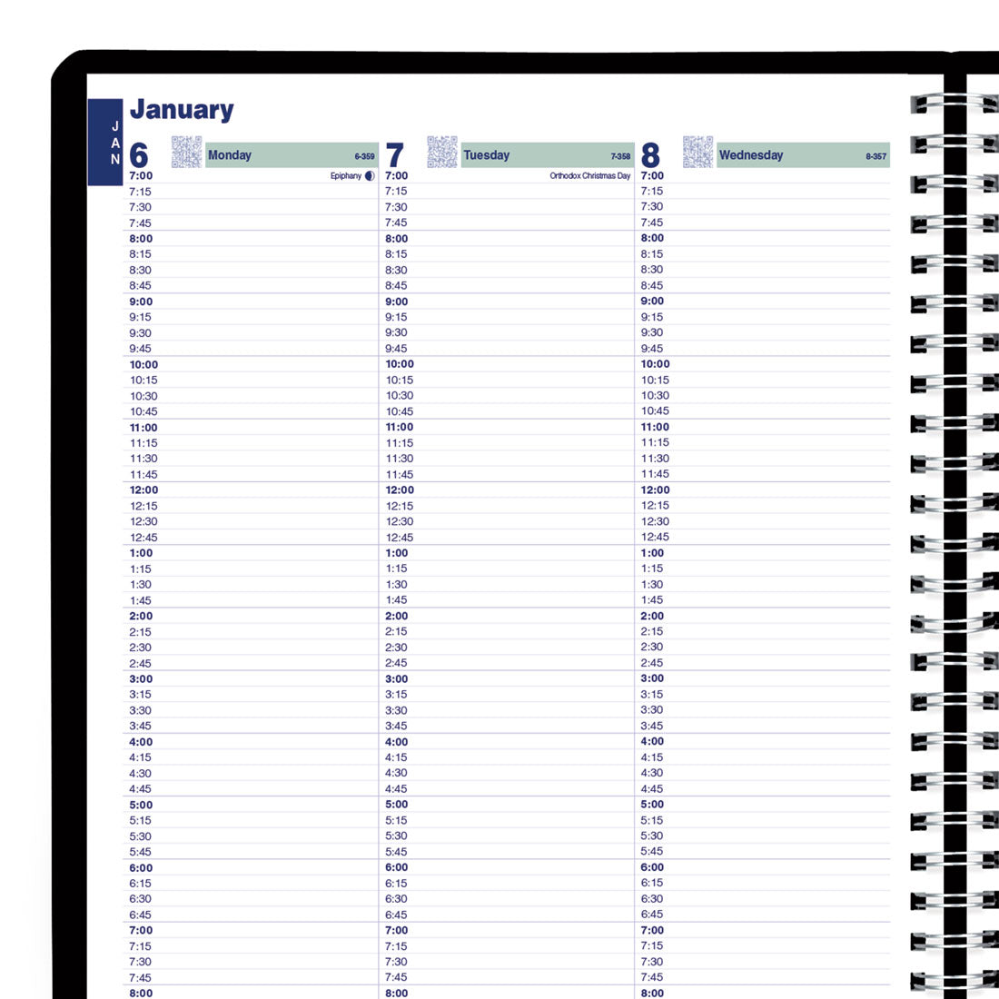 Essential Plan & Link™ Weekly Planner 2025, English, Black (C5950.81T-25)