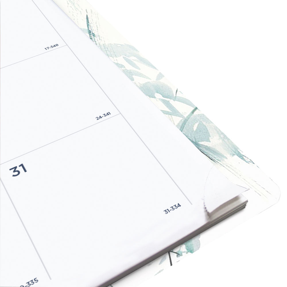 Dramatic Floral Monthly Planner, 2027, 14 Months C701G.01-27 Blueline