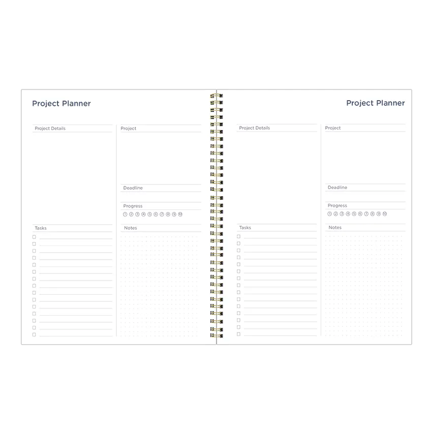 Minimalist Monthly Planner, 2027, 14 Months, Assorted Designs C701PT.ASX-27 Blueline