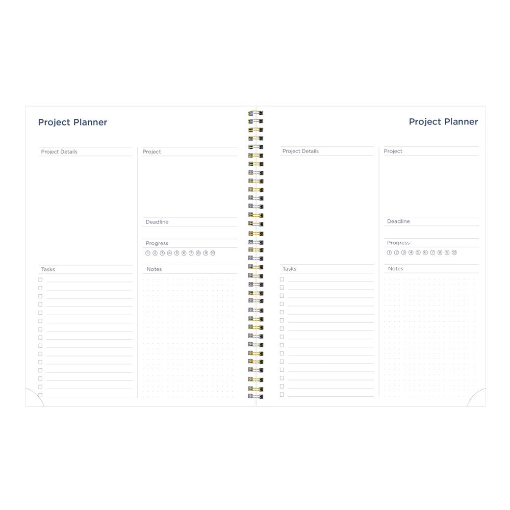 Minimalist Monthly Planner, 2027, 14 Months, Assorted Designs C701PT.ASX-27 Blueline