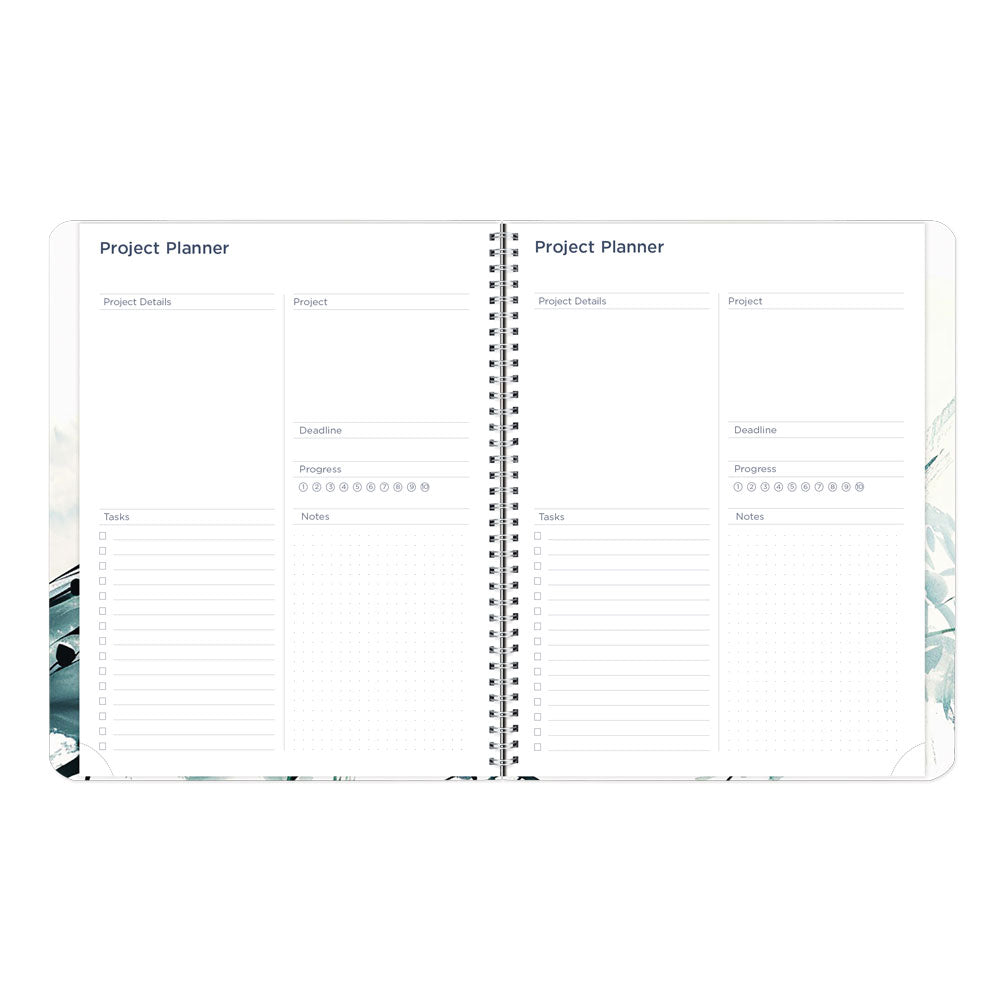 Dramatic Floral Weekly/Monthly Planner, 2027 - English C958G.01-27 Blueline
