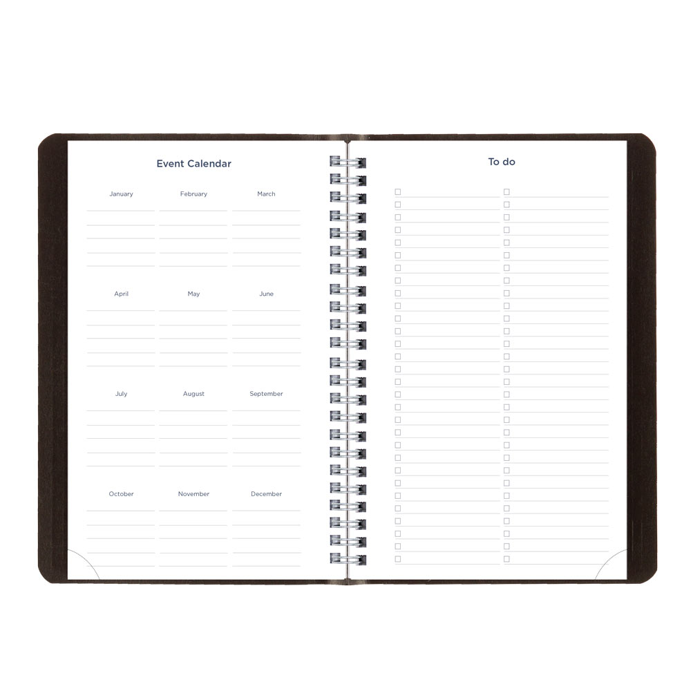 Academic Weekly Planner, Classic Black, 2026-2027 - English CA101.BLK-27
