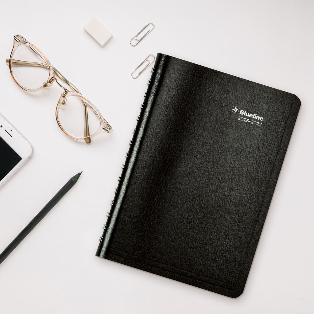 Academic Weekly Planner, Classic Black, 2026-2027 - English CA101.BLK-27