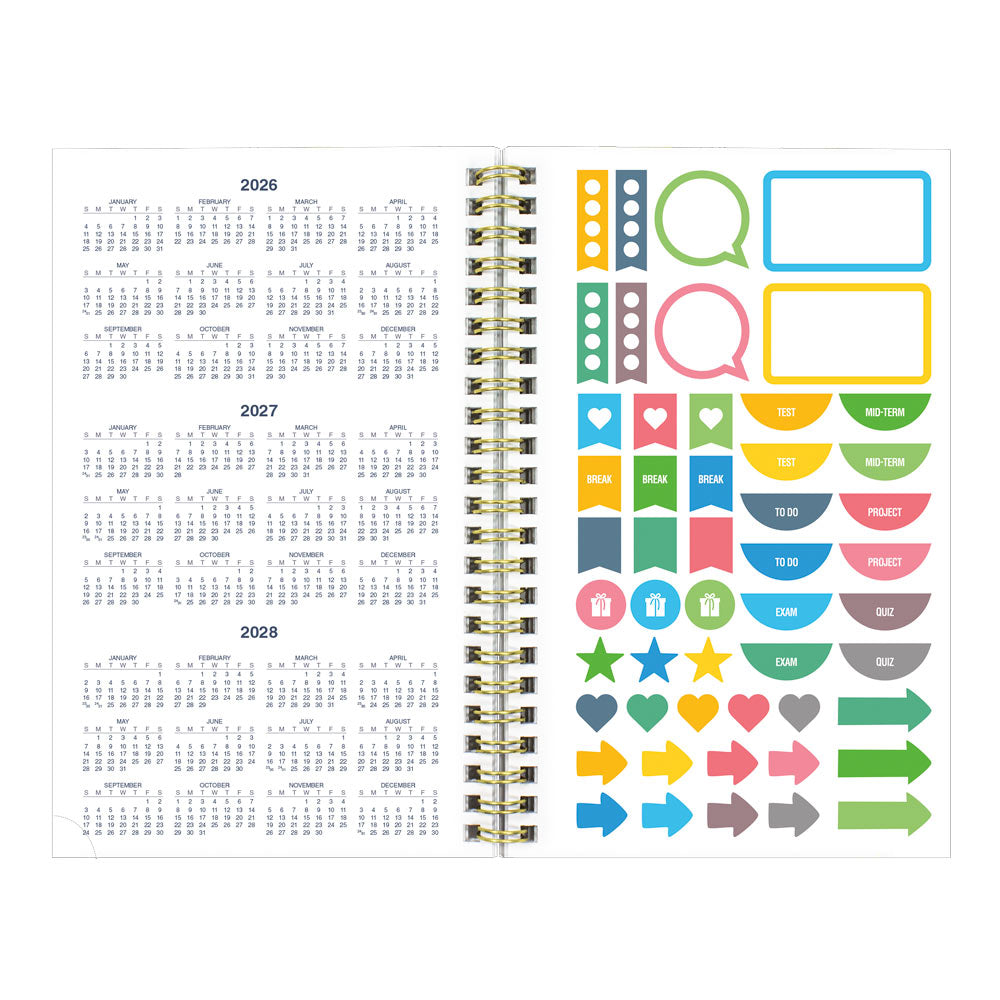Academic Weekly Planner, Animal, 2026 - 2027 CA114PA.02-27 #color_dog