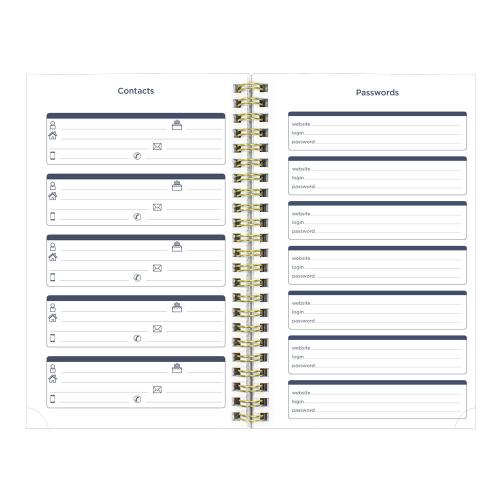 Academic Weekly Planner, Blossom, 2026 - 2027 - English CA114PG.01-27 #color_blossom-yellow