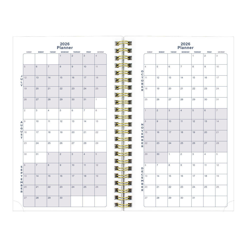 Academic Weekly Planner, Floral, 2026 - 2027 CA114PM.01-27 #color_floral-blue