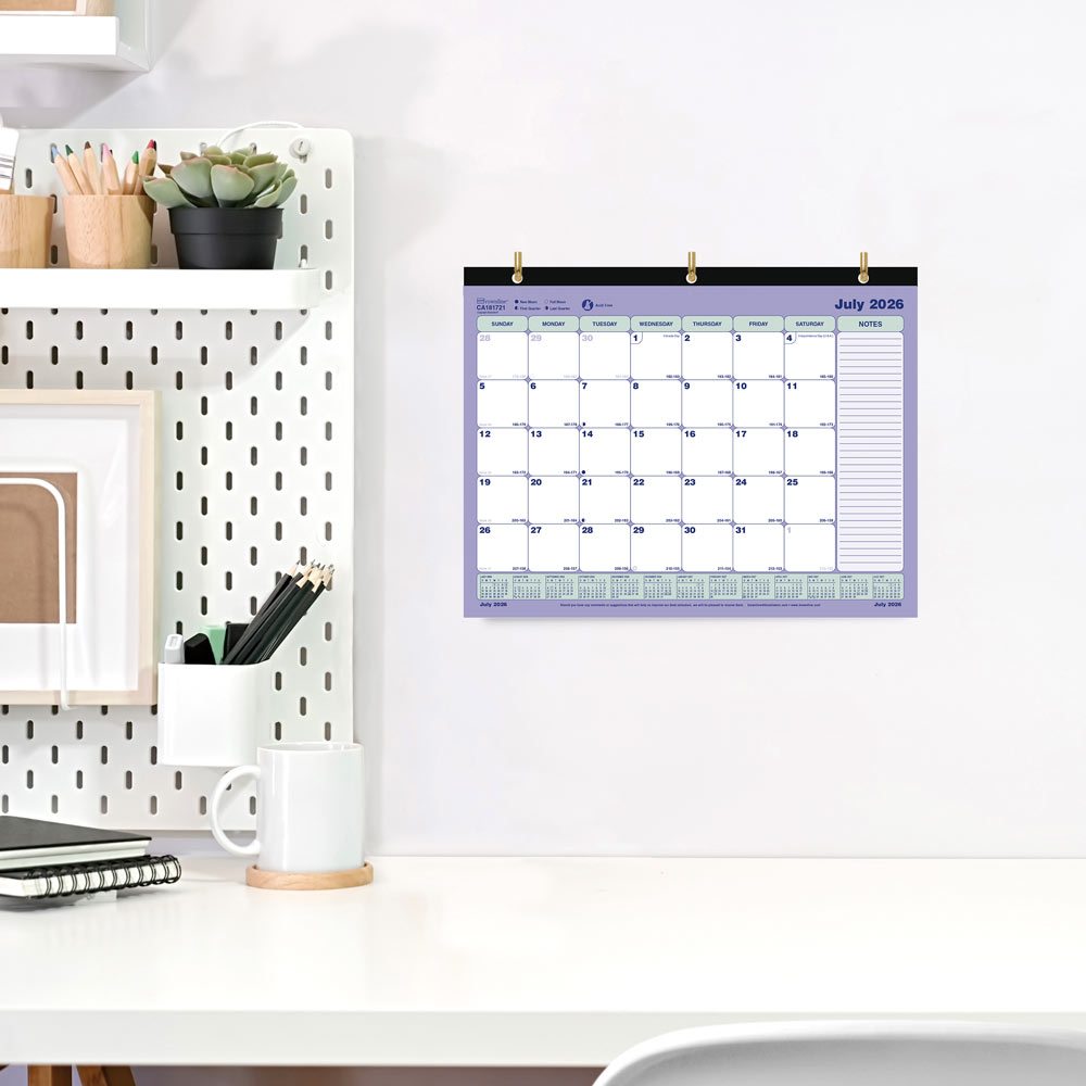 Academic Monthly Desk Pad Calendar, Classic, 2026 - 2027, English (CA181721-27)