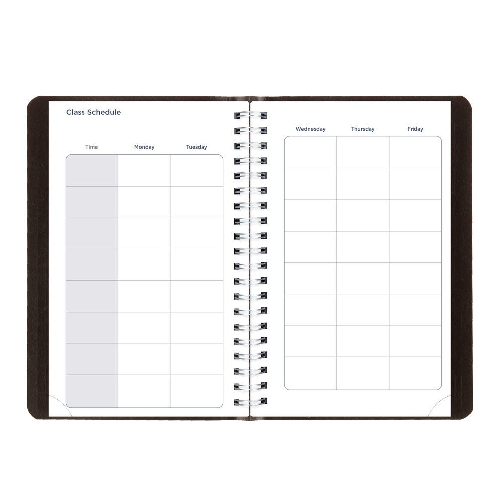 Academic Daily Planner, Classic Black, 2026-2027 - English CA201.BLK-27