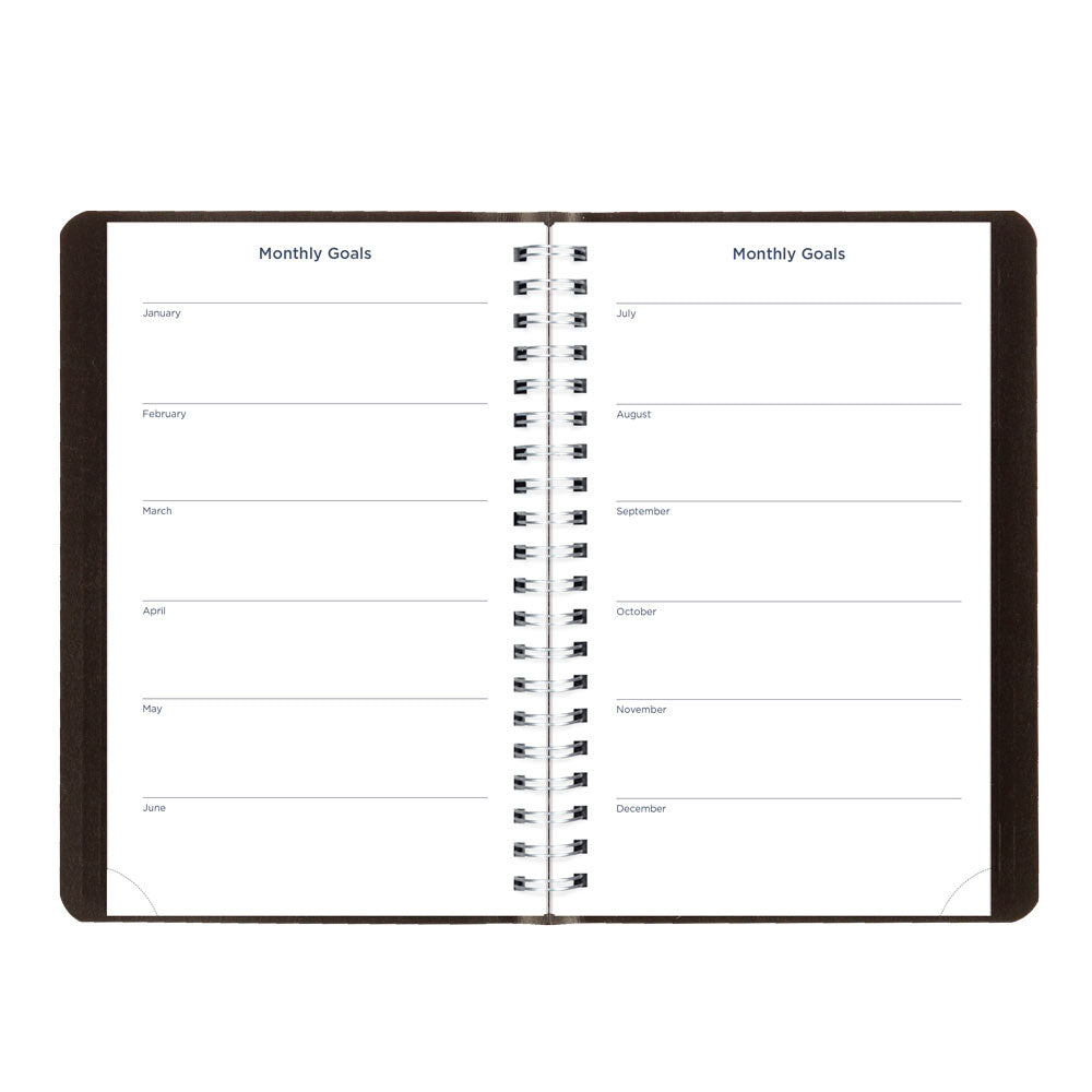 Academic Daily Planner, Classic Black, 2026-2027 - English CA201.BLK-27