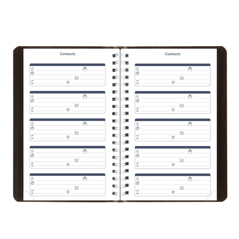 Academic Daily Planner, Classic Black, 2026-2027 - English CA201.BLK-27