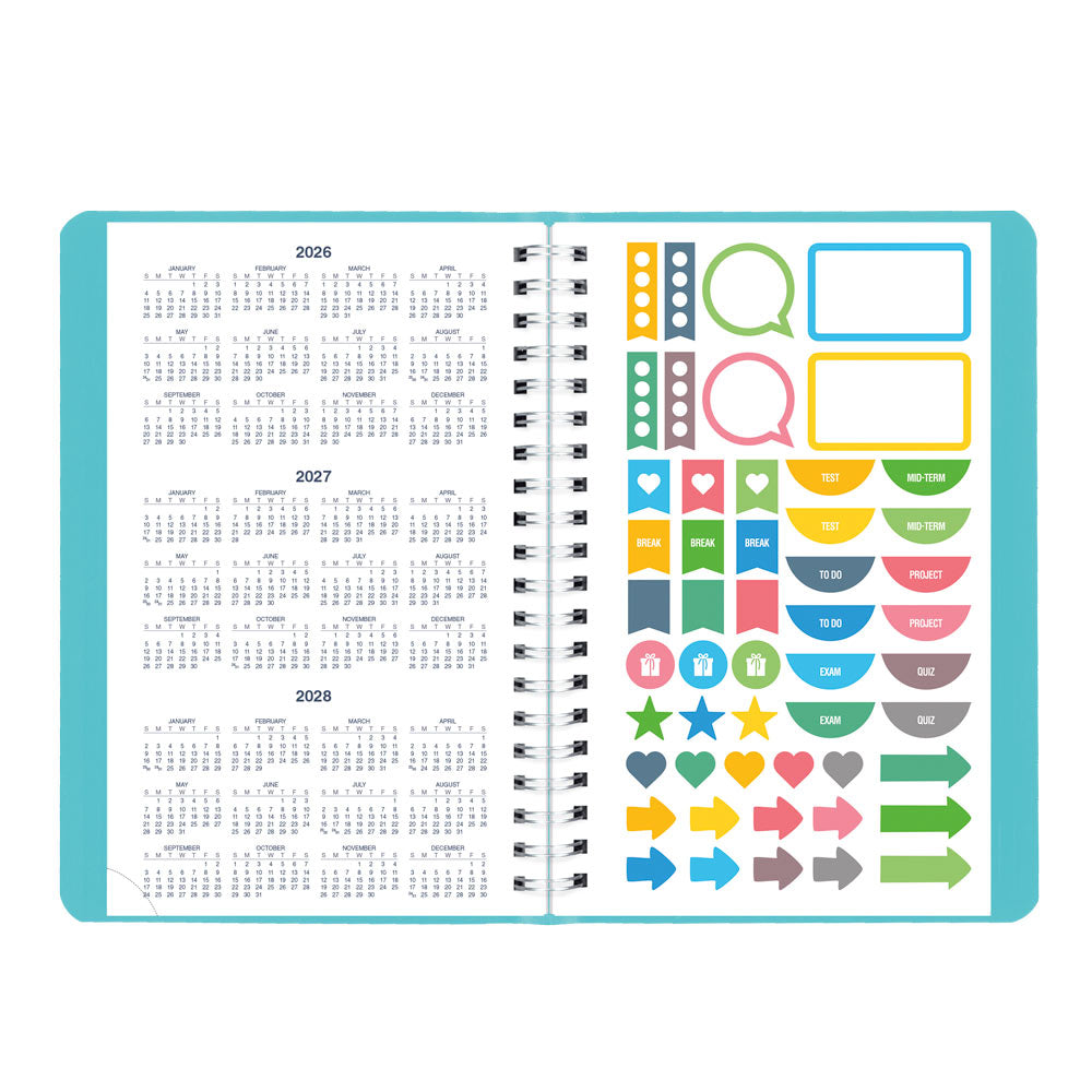 Academic Daily Planner, Fashion, 2026 - 2027 - English CA201F.02-27 #color_fashion-blue