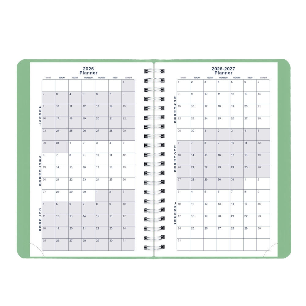 Academic Daily Planner, Fashion, 2026 - 2027 - English CA201F.03-27 #color_fashion-green