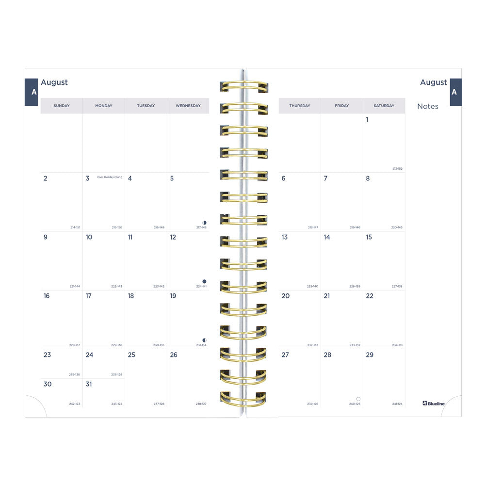 Academic Daily Planner, Blossom, 2026 - 2027 - English CA214PG.01-27 #color_blossom-yellow