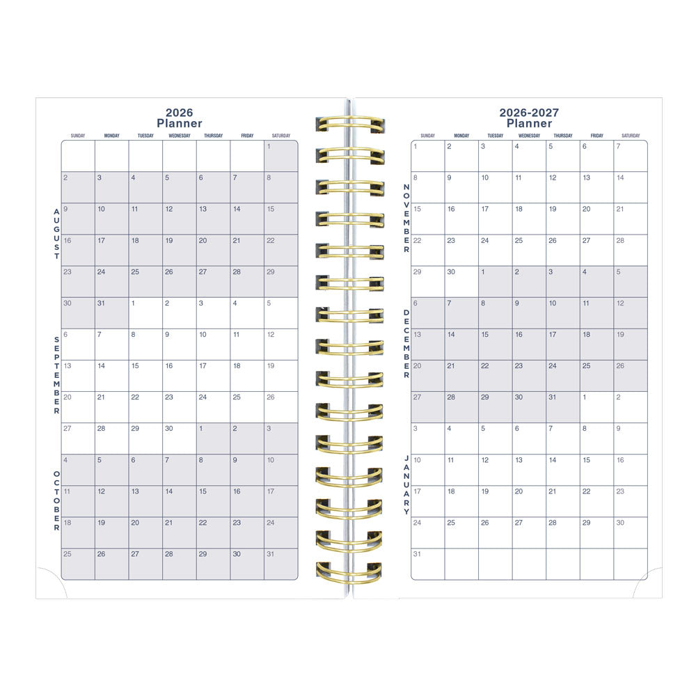 Academic Daily Planner, Blossom, 2026 - 2027 - English CA214PG.01-27 #color_blossom-yellow