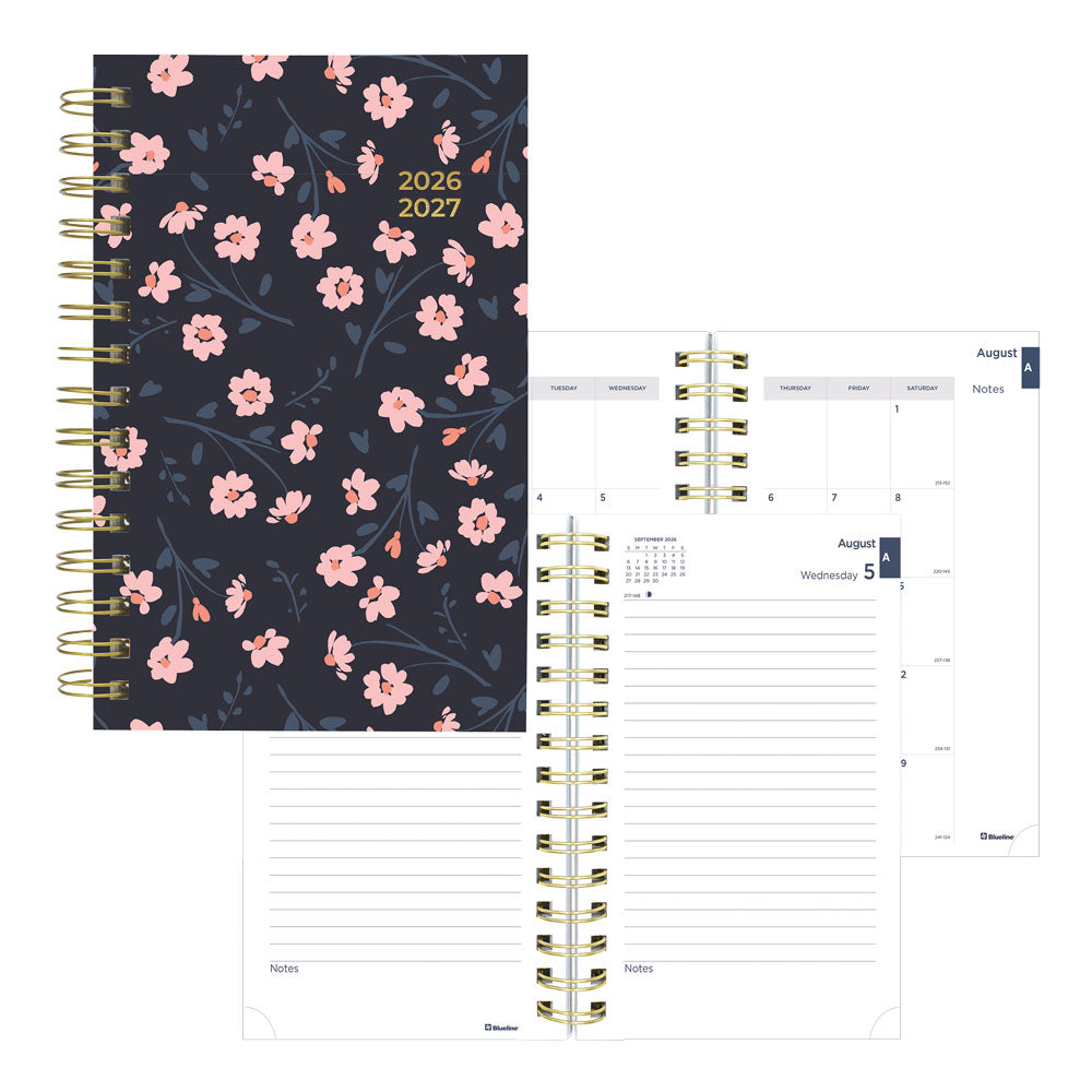 Academic Daily Planner, Blossom, 2026 - 2027 - English CA214PG.02-27 #color_blossom-pink