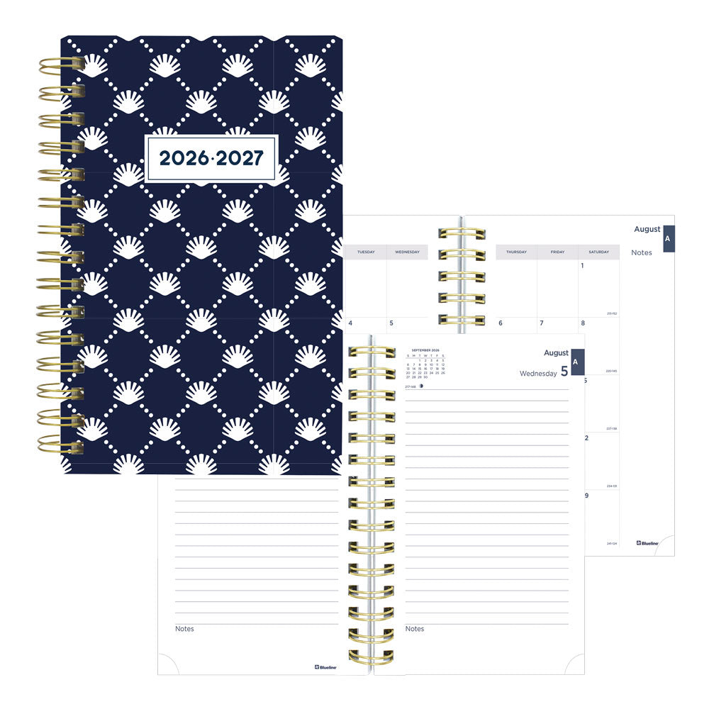 Academic Daily Planner, Nautical, 2026 - 2027 - English CA214PH.03-27 #color_shells