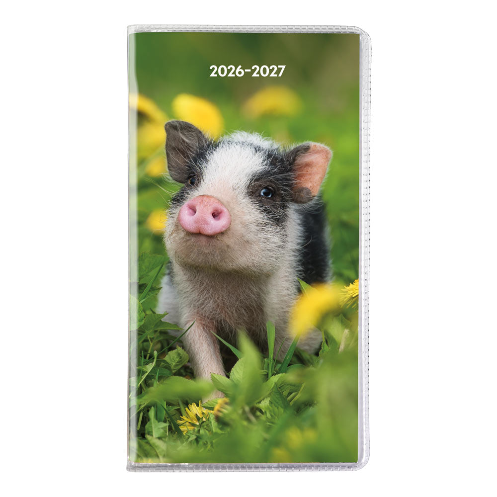 18-Month Pocket Planner, Assorted Animal Designs, 2026-2027 - English CA412.ASX-27