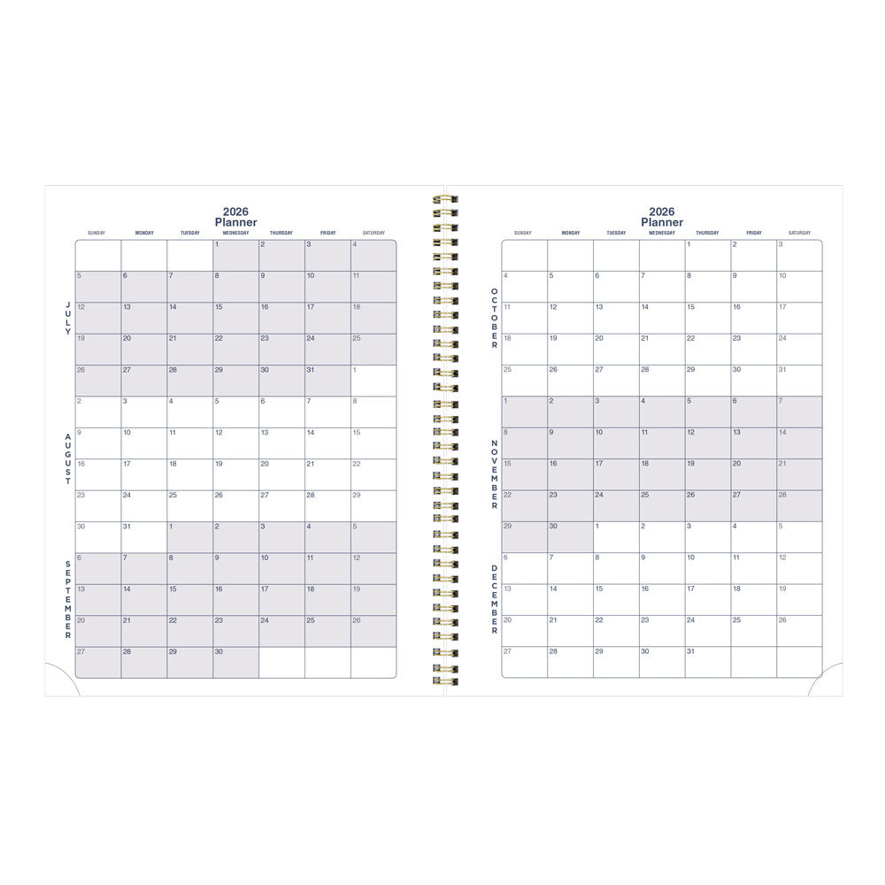 Academic Monthly Planner, Nautical, 2026 - 2027 - English CA714PH.02-27 #color_cabana
