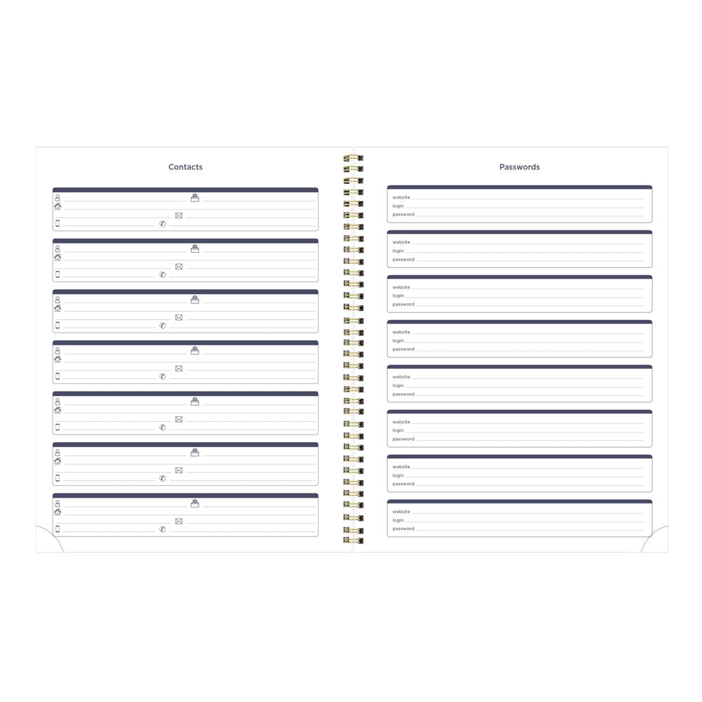Academic Monthly Planner, Nautical, 2026 - 2027 - English CA714PH.03-27 #color_shells