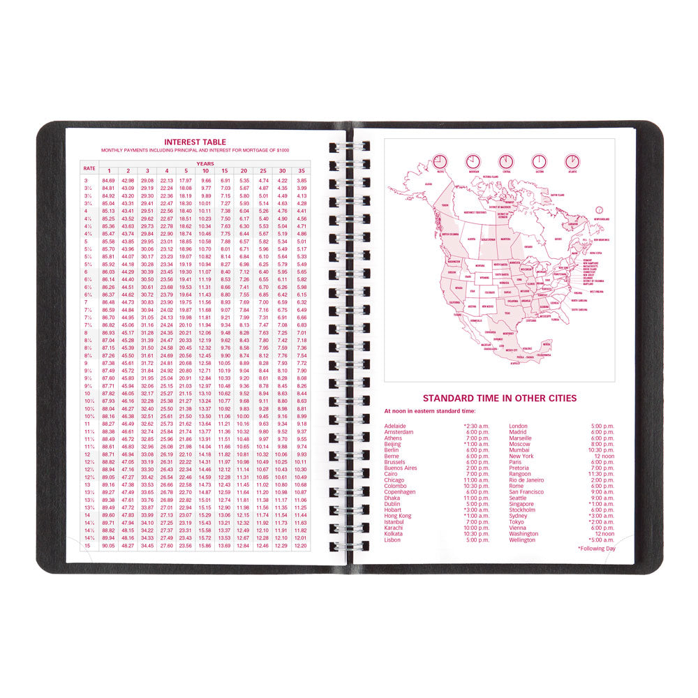 Essential Weekly Appointment Book, 2027, Black CB100.BLK-27 Brownline