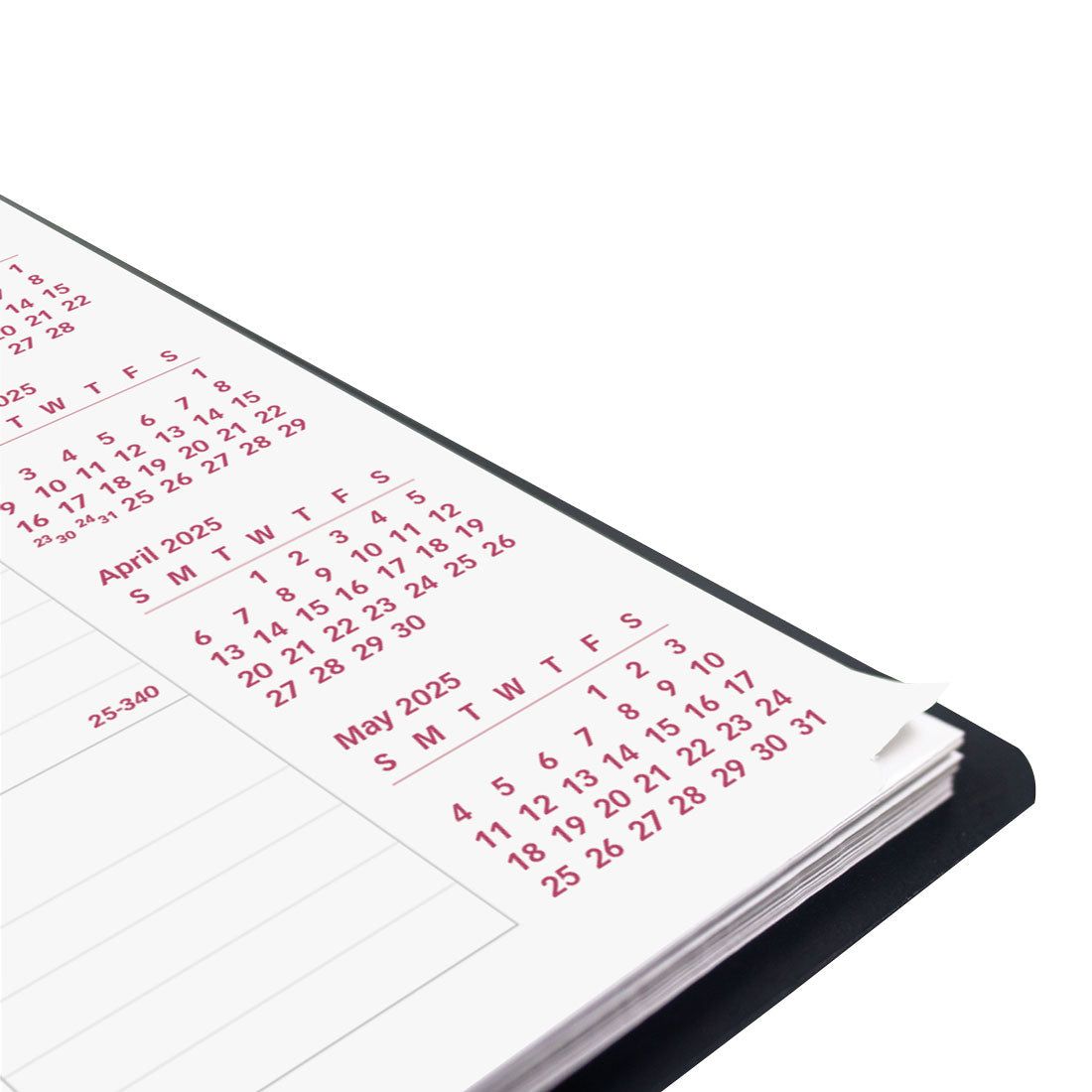 Essential Monthly Planner 2025, English, Black, CB1200.BLK