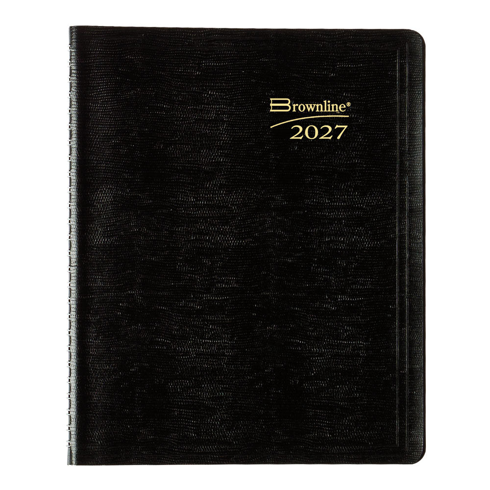 Essential Monthly Planner, 2027, 14 Months CB1200.BLK-27 Brownline