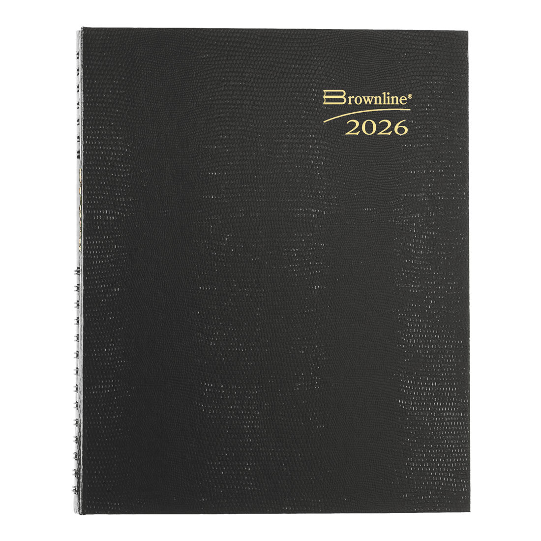 Brownline CoilPro™ Monthly Planner, 14 Months, Black, 2026 CB1200C.BLK-26