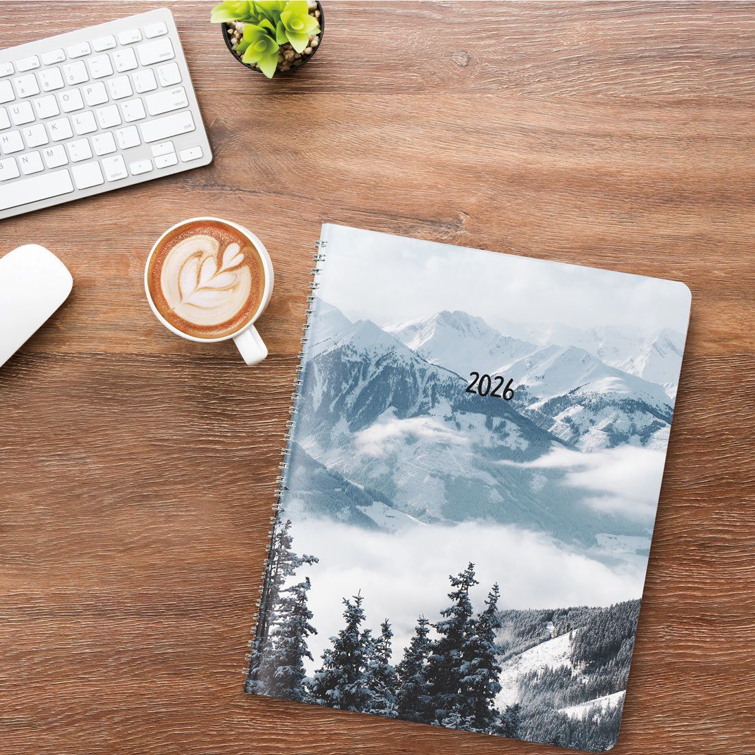 Brownline Mountain Monthly Planner 2026, English CB1200G.03-26