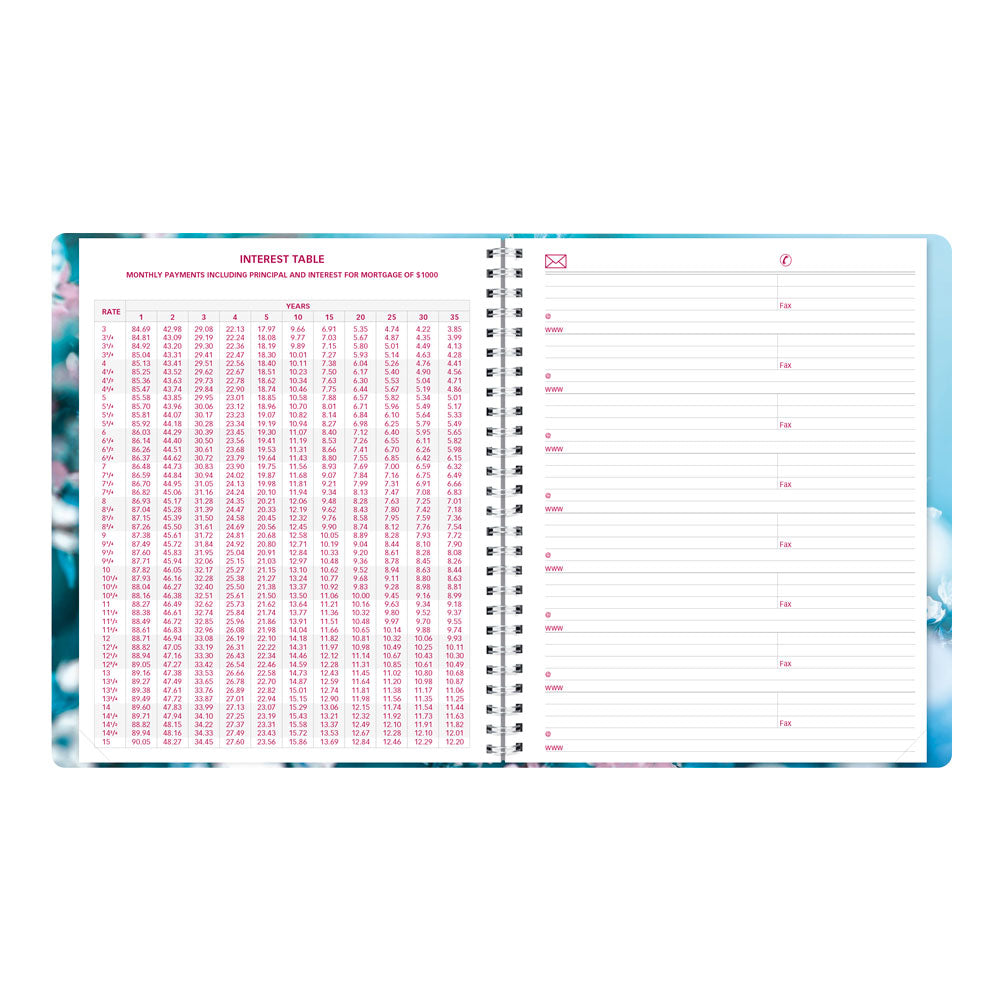Essential Monthly Planner, 2027, Nature Cherry Blossoms CB1200G.03-27 Brownline#color_cherry-blossoms