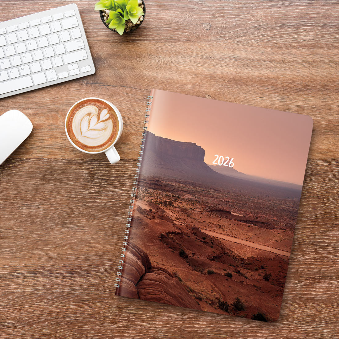 Brownline Mountain Monthly Planner 2026, English CB1200G.04-26
