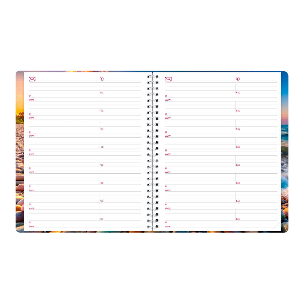 Essential Monthly Planner, 2027, Nature Pebble Beach CB1200G.04-27 Brownline#color_pebble-beach