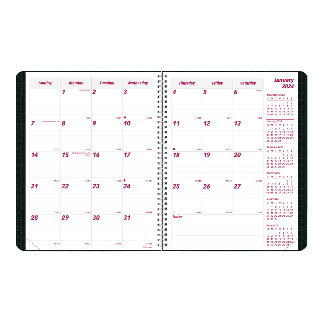Duraflex Monthly Planner 2024