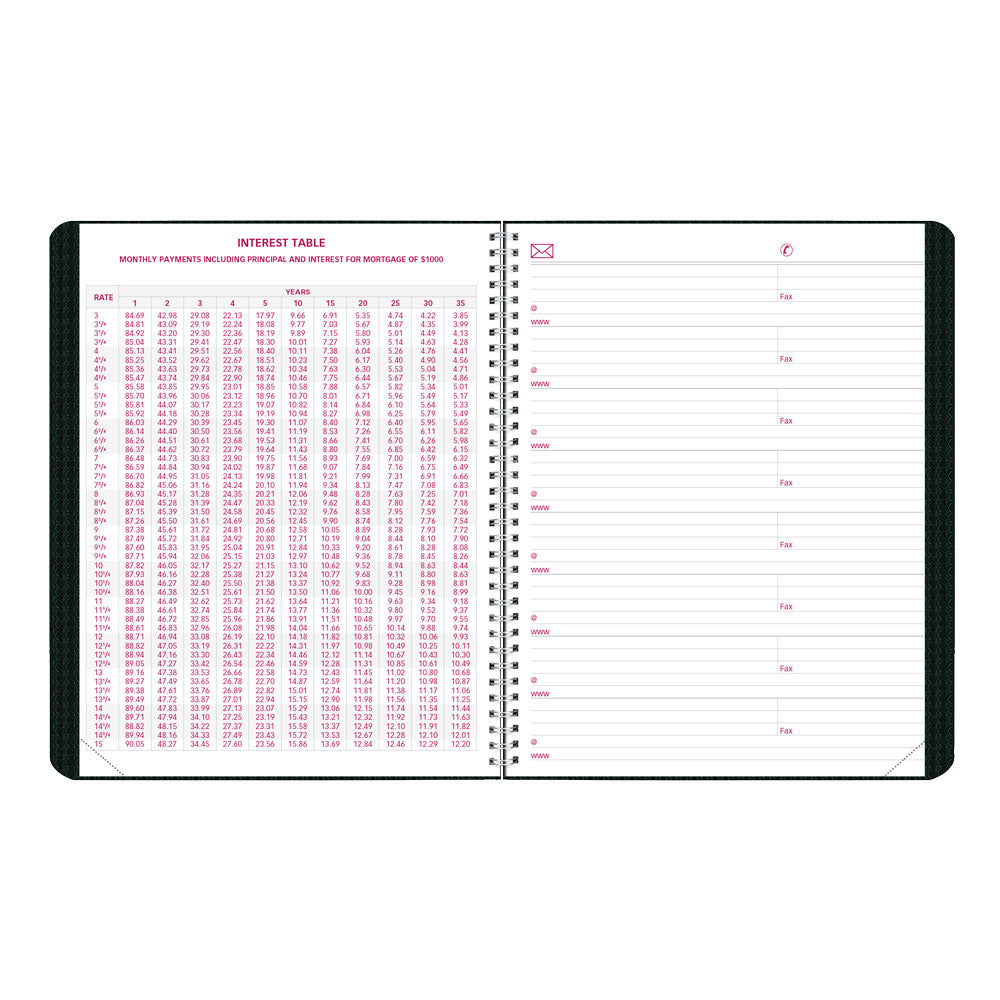 DuraFlex Monthly Planner, 2027, 14 Months CB1200V.BLK-27 Brownline