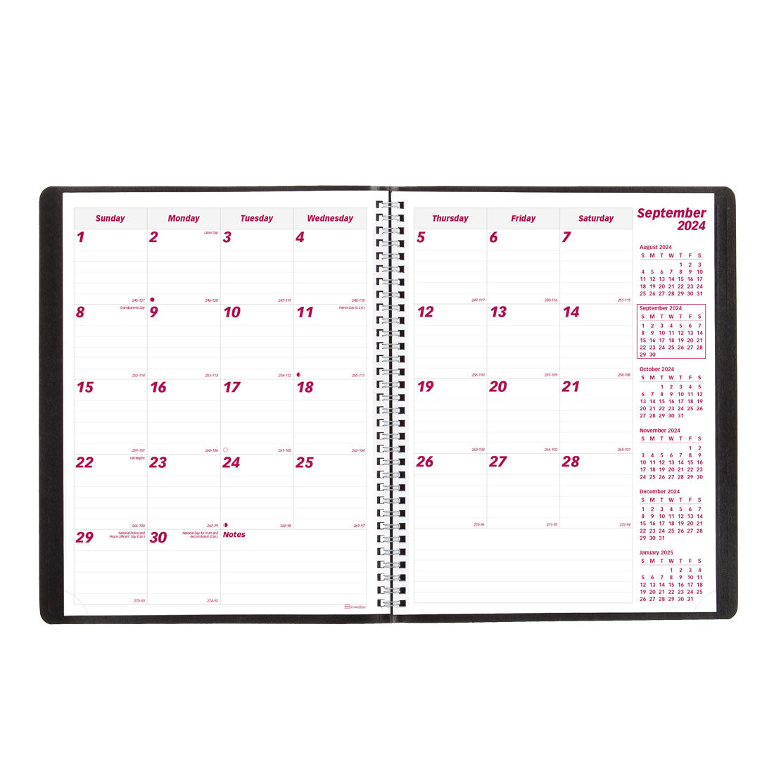 Essential Monthly Planner 2025, English, Black, CB1260.BLK