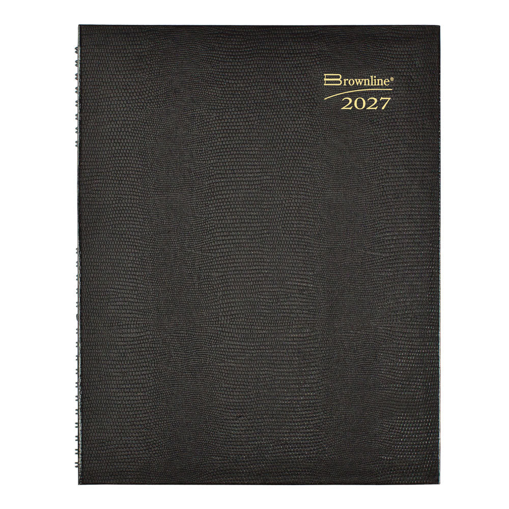 CoilPro™ Monthly Planner, 2027, 14 Months CB1262C.BLK-27 Brownline