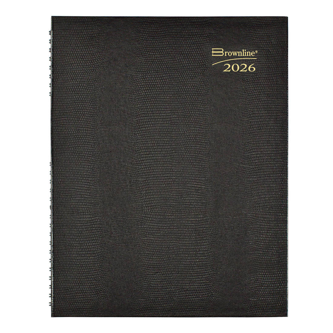 Brownline CoilPro™ Monthly Planner, 14 Months, Black, 2026 CB1262C.BLK-26