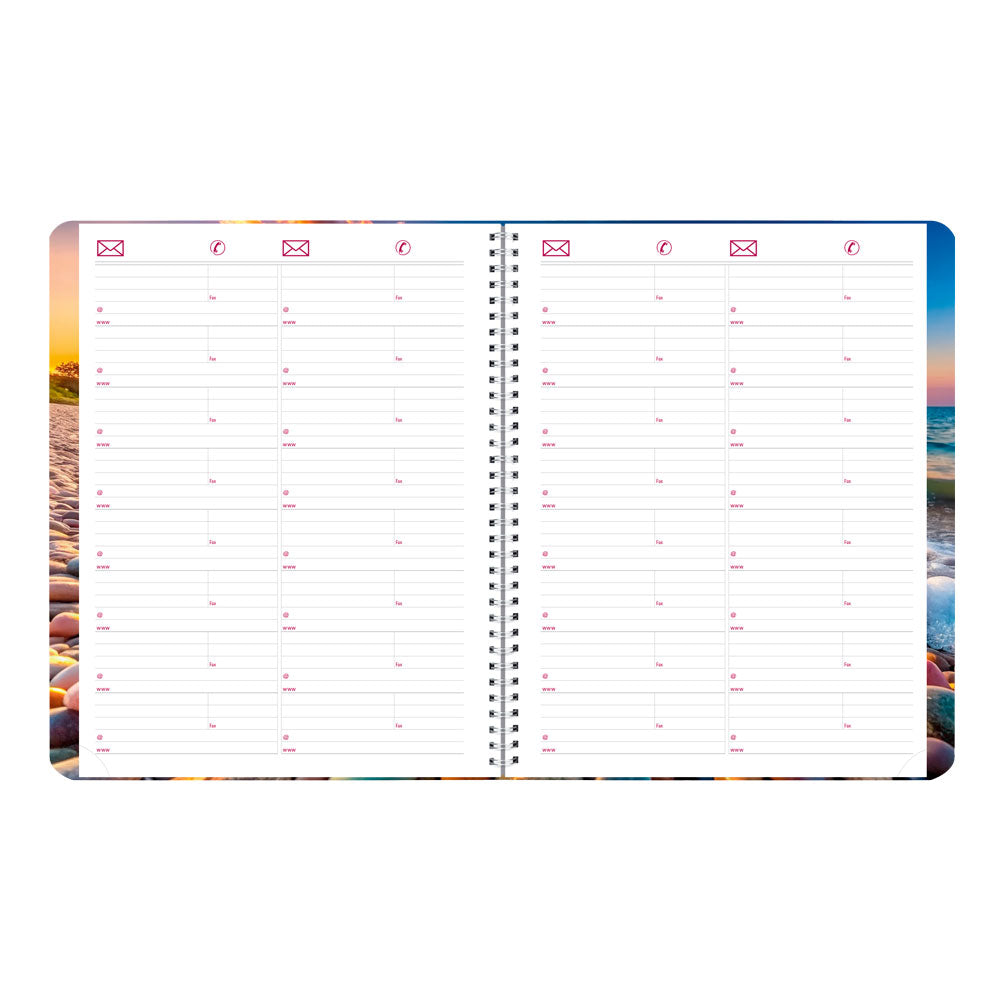 Essential Monthly Planner, 2027, Nature Pebble Beach CB1262G.04-27 Brownline#color_pebble-beach