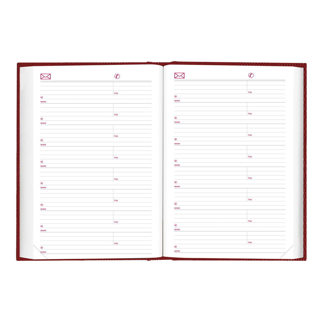 Daily Planner 2025, English, Black, CB387.RED#color_red