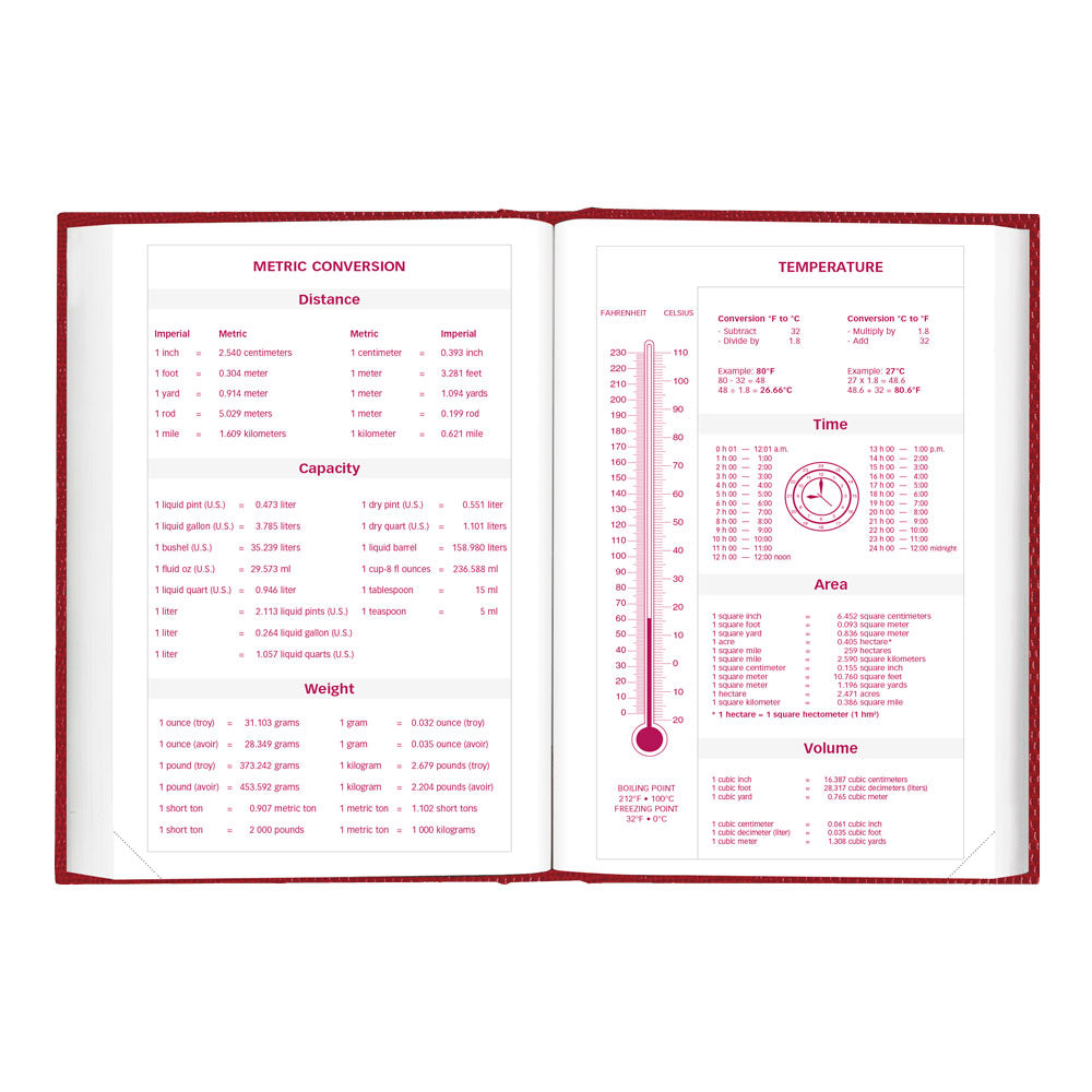 Traditional Daily/Monthly Untimed, 2027, Bright Red CB387.RED-27 Brownline#color_bright-red