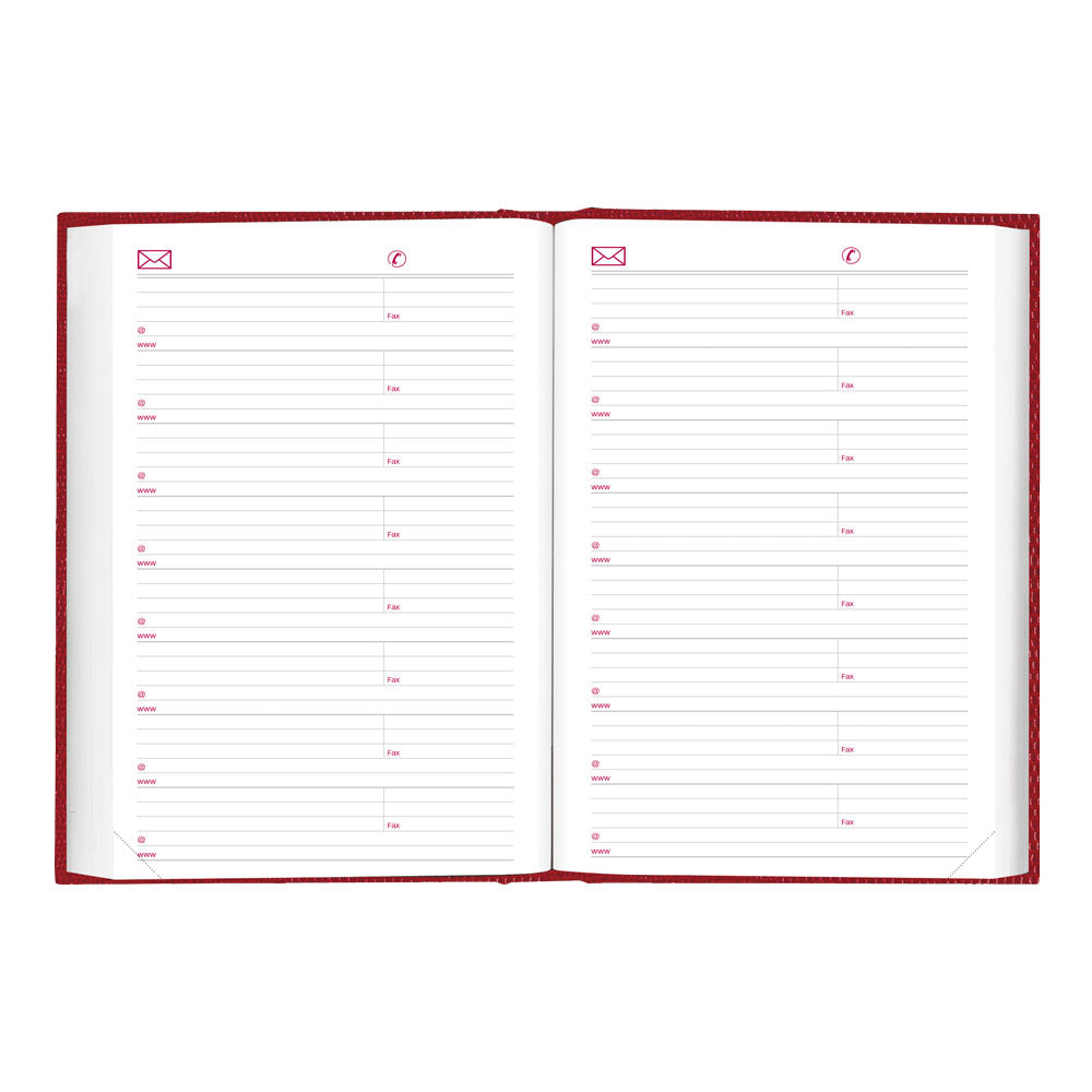 Traditional Daily/Monthly Untimed, 2027, Bright Red CB387.RED-27 Brownline#color_bright-red