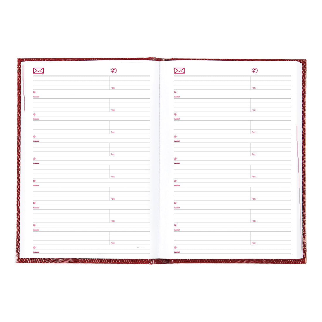 Traditional Daily/Monthly Untimed, 2027, Bright Red CB389.RED-27 Brownline
