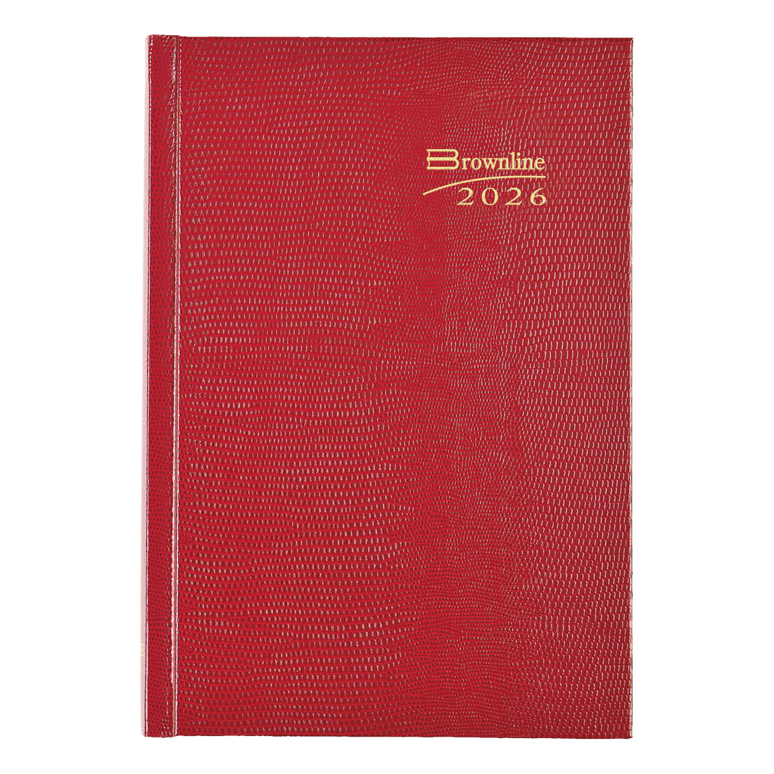 Brownline Daily Planner, Untimed, Red, 2026 CB389.RED-26