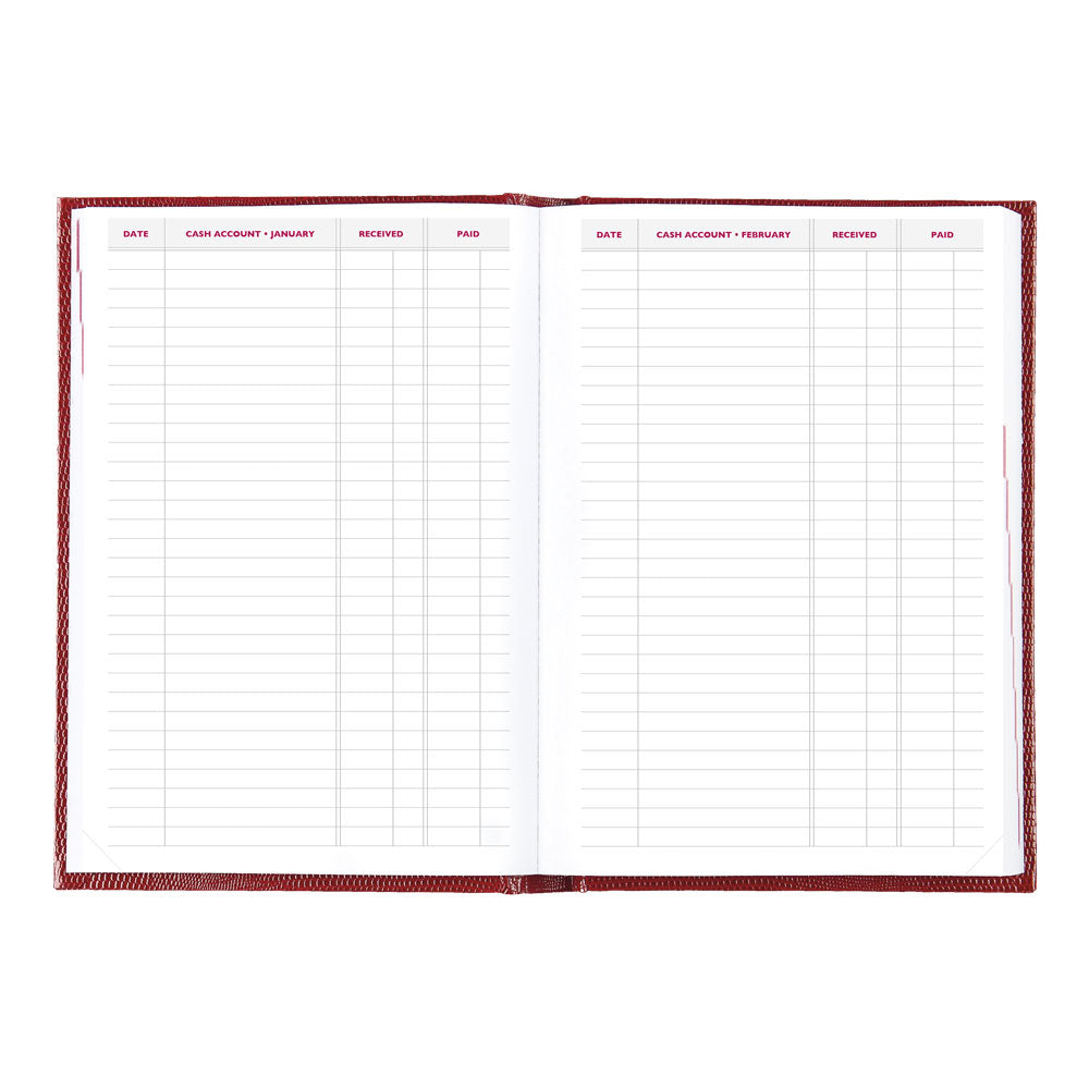 Traditional Daily/Monthly Untimed, 2027, Bright Red CB389.RED-27 Brownline