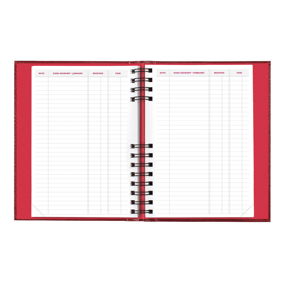 CoilPro™ Daily/Monthly Untimed, 2027, Bright Red CB389C.RED-27 Brownline